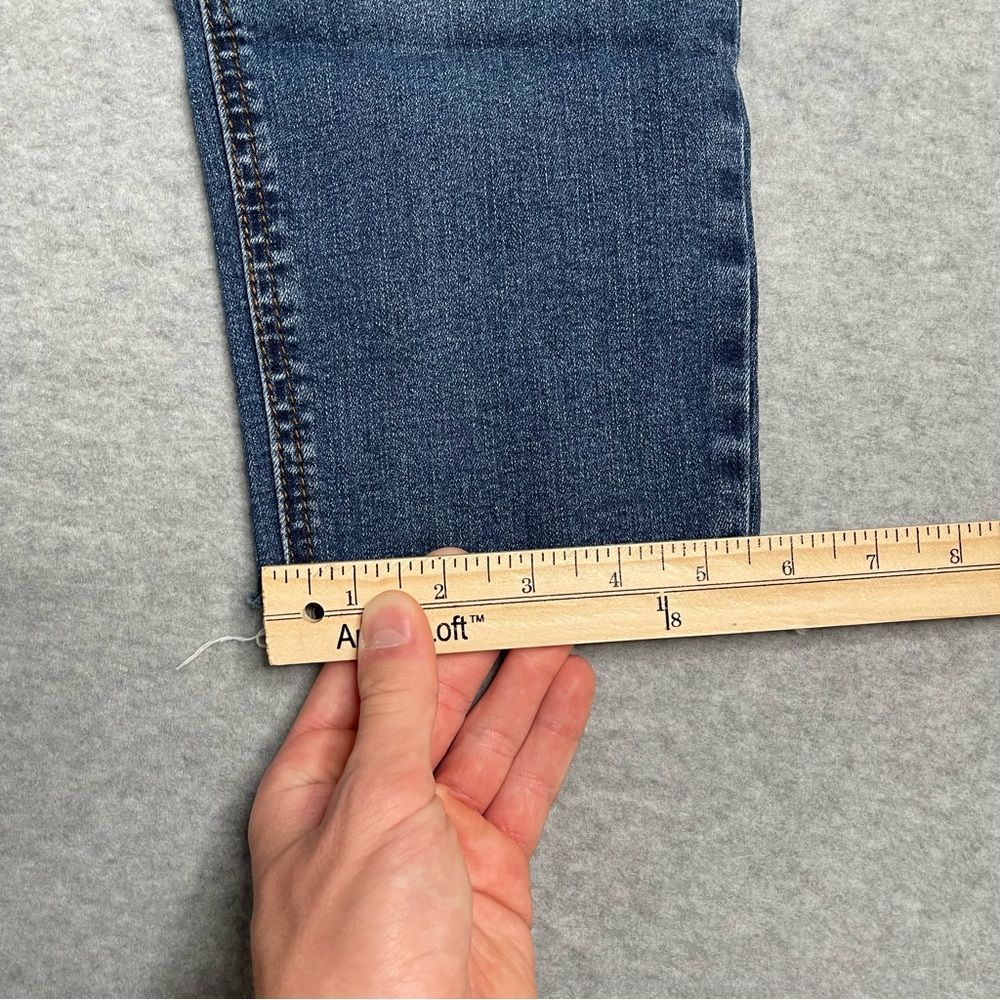 BP Jeans Womens 26 Straight Leg Denim Blue Light Wash Faded - Picture 9 of 14